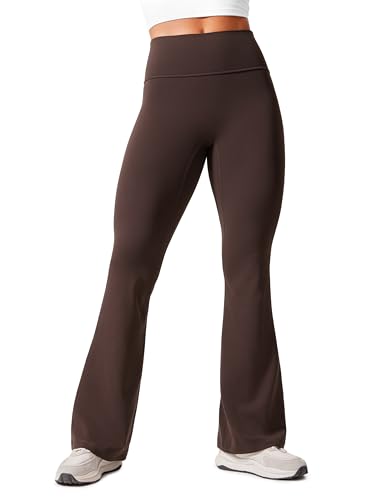 Image of CRZ YOGA Secretsculpt Flare Leggings 31 inch | Booty Scrunch Butt, Butterlift, Buttery Soft, Moderate Compression, Workout, Casual, No Front Seam, High Waist, for Women
