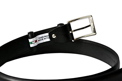Mens Plain Smooth Italian Dress Leather Belt4