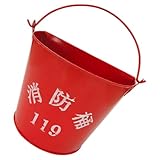 Bassin à sable : matériau stable et résistant aux chocs, récipient en forme d’extincteur