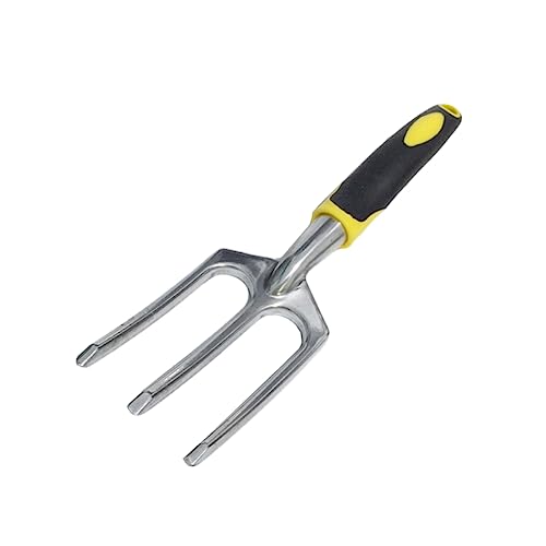 BESPORTBLE râteau a Main Stainless Steel inoxlm Pot Culture Outils Jardinage bonsaï Fourche de Plantation Outil de Jardinage Bicolore poignée d'aluminium de magnésium Pelle à Fleurs