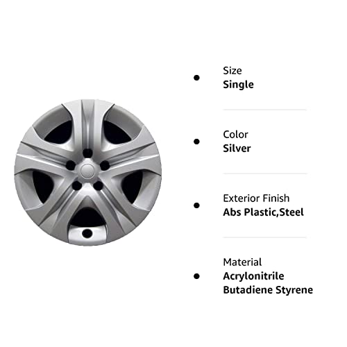 Premium Replica Hubcap, Replacement for Toyota Rav4 2013-2015, 17-inch Wheel Cover (1-Piece) - Image 5