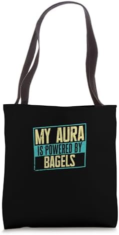 Funny Bagel Lover Quote Tote Bag