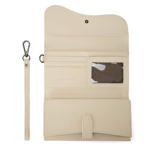 Image of Montana West Wallets for Women Large Phone Wristlet Wallets Trifold Money Organizers with Coin Purse and Wrist Strap