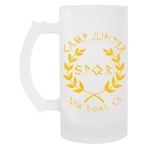 JINBETEE Camp Jupiter Tasse À Boire En Verre À Bière Transparente Avec Poignée
