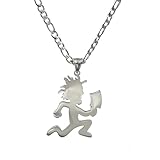 925 Sterling Silver Hatchetman Necklace Stainless Steel Hatchetman Pendant Charm High Polished Choose Chain Clown necklace hatchetman jewelry for Women and Men