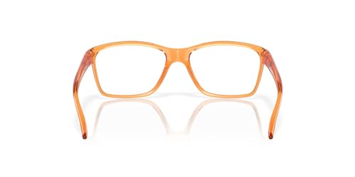 Image of Oakley Youth Unisex Kids OY8010 Cartwheel Rectangular Prescription Eyewear Frames, Polished Clear /Demo Lens