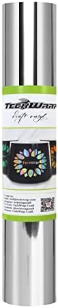 TECKWRAP Rose Gold Chrome Adhesive Craft Vinyl Roll 1ftx5ft