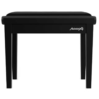 Audibax KB600 Black – Banc de piano ou de clavier – Banc de piano pliable très résistant – Hauteur réglable de 47,5 à 56… - Les Beatles, Paul McCartney, John Lennon, RIngo Starr, George Harrison Audibax KB600 Black - Banc de piano ou de clavier - Banc de piano pliable très résistant - Hauteur réglable de 47,5 à 56… – Image 3