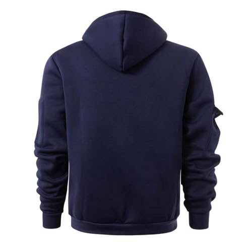 Zip Up Hoodies For Men Lightweight Sweatshirt Long Sleeve Sports Hooded Jacket With Zipper Pockets, M-3XL2