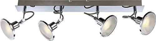 Preisvergleich Produktbild Globo Handels Gmbh Deckenlampe LED Aaron chrom