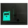 Glow in The Dark Watch Clock Hands Re-Lume Kit - Base Medium & Powder (Aqua/Cyan) #1