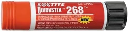 Loctite 826036 442 Red Quickstix 268 High Strength Threadlockers, 9 g, 3/4" Thread, 0.317 fl. oz.