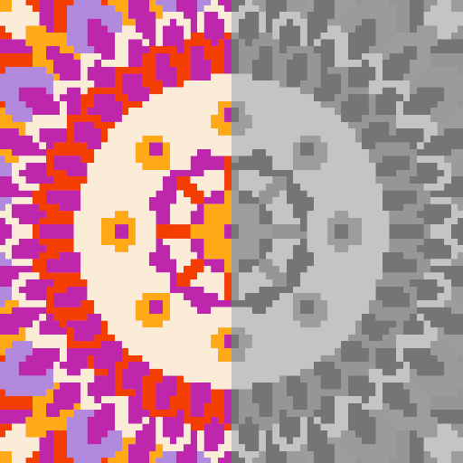 Mandala Pixel Art Coloring Book : Color By Number - Mandala Coloring