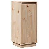 vidaXL Sideboard mit Türen Kommode Anrichte Schrank Beistellschrank Mehrzweckschrank Standschrank Holzschrank 31,5x34x75cm Massivholz Kiefer