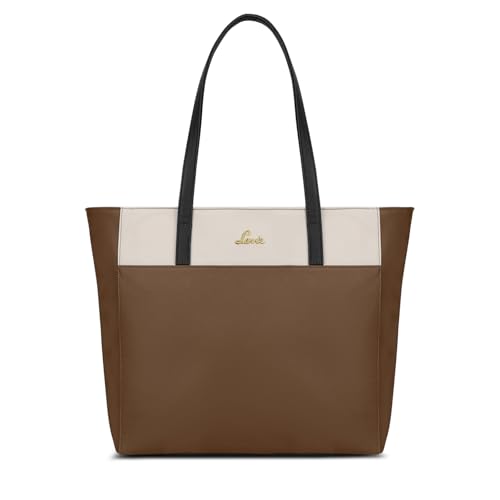 Image of Lavie Women's Eliana Colourblock Tote Bag for Women | Tote Handbag for Work | Ladies purse | Stylish Shoulder Bag | Gift for Women