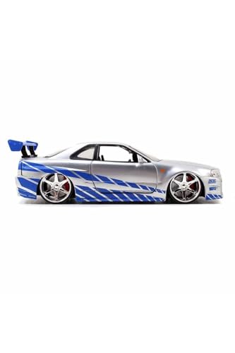 Jada Toys 253203044 Accesorio coleccionable Nissan Skyline 1:24 ideal para tu estantería o vitrina 7