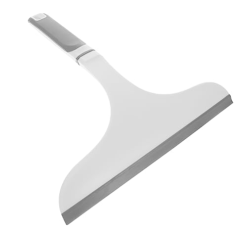 Image of CHILDWEET Multi-Functional Shower Squeegee for Window and Glass Cleaning Plastic Tool for Mirrors Walls Windows Short Rod Design for Efficient Stain Removal