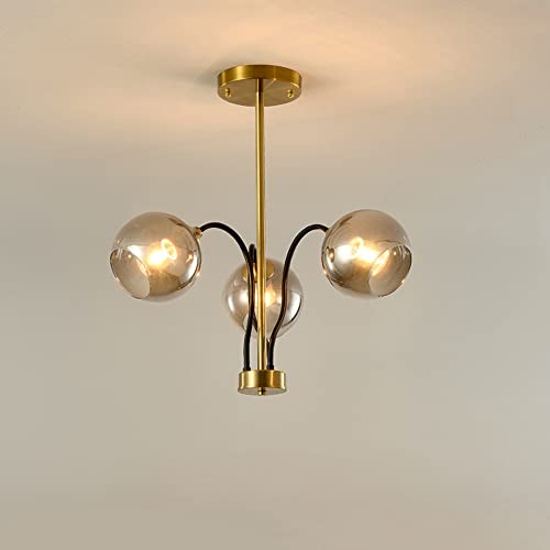 Luminaire d'éclairage de plafond rétro et grand lustre Spoutnik industriel à douille e27