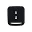 BROVACS Silicone Cover For Nissan 2-Button Flip Key Fob - Protective Case For Qashqai, X-Trail, Juke, Pulsar, Micra (Orange)