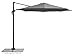Schneider Sonnenschirm Rhodos Junior, anthrazit, 300 cm rund, 760-15, Gestell Alu/Stahl, Bespannung Polyester, 17.2 kg