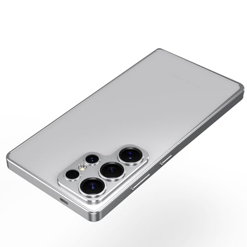 Coque Samsung S26 Plus en métal titane avec protection d'objectif élégante
