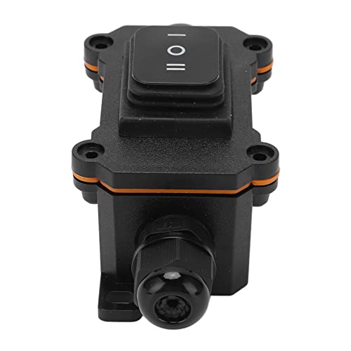 Boat Toggle Rocker Switch, 12V 16A Copper Contacts, Universal Long Life Electrical 3 Position Rocker Switch, Good Insulation for Car Boat RV