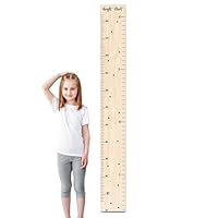 GkgWuxf Wooden Height Chart | Home Wall Measurement Ruler for Height | Creative Kids Room Height Chart Ruler for Child, Toddler, Boys, Girls