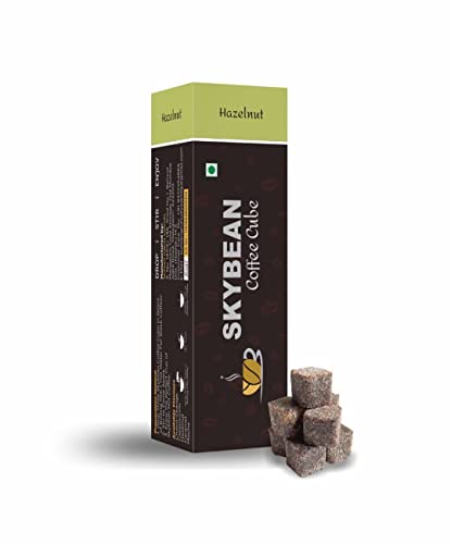 SKYBEAN Cappuccino + Hazelnut Coffee Cube - 100g each Pack 100% Pure Coffee, Vegan, Real Ingredients, No Preservatives, Drop Stir and Enjoy, Suitable for Hot & Cold Coffee Drink - Image 3