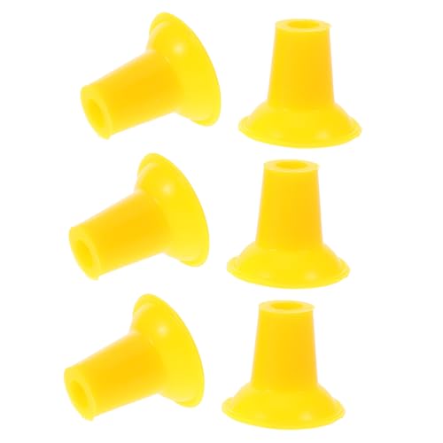 VOSAREA 6pcs Automotive Valve Grinding Discs Valve Lapper Pneumatic Lapping Tool Grinder Flap Disc Accessories Repair Tool Suction Plates