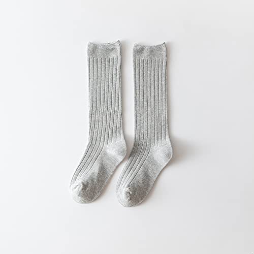 Girls Boys Knee High Seamless Cotton Socks Baby Kids Socks Stockings for School Uniform2
