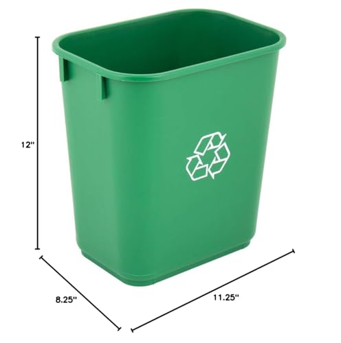 Caneca de basura rectangular multicolor 3 galones pack 10 miniatura 2
