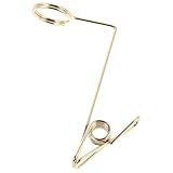 Garneck Cocktailgarniturclip L förmig aus Hitzebeständigem Material Garnierhalter für Stielgläser Barzubehör für Mixologie und Molekulare Gastronomie