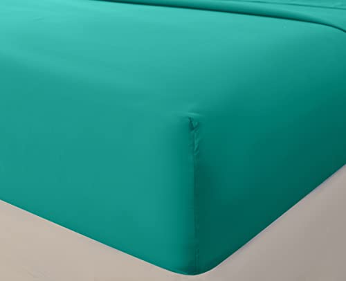 Lonava Queen Size Sheets Set - 6 Piece Set Wrinkle Free Hotel Luxury Oeko-Tex Sheets And Pillowcases Set, Silky Soft Microfiber Bed Sheets, Breathable And Elastic, 16-Inch Deep Pockets, Light Teal #TOP3
