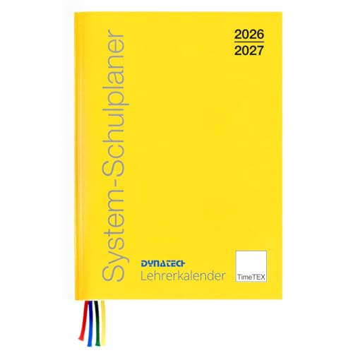 TimeTex Lehrerkalender - ideal als Schulplaner für Lehrkräfte mit Kalender 2026/2027 im Buchdesign und verschieden Größen (Timetex A4)