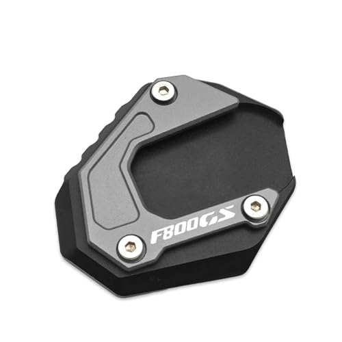 Motorrad Kickstand Pad Für BMW F800GS F900GS ADV Adventure 2024 2025 CNC Seite Stehen Enlarger Erweiterung(Grey F800GS)