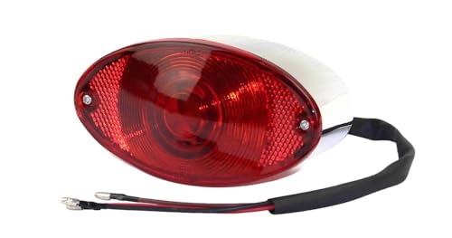 Feu arrière universel custom à lentille rouge œil de chat