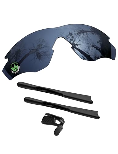 Image of Raydi Polycarbonate Replacement Lenses & Rubber Kits for Oakley M2 Frame Rectangular Sunglasses