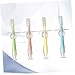 minkissy 4pcs Soft Bristles Toothbrush Silicone Teether Suction Base for Easy Cleaning and Teething Relief