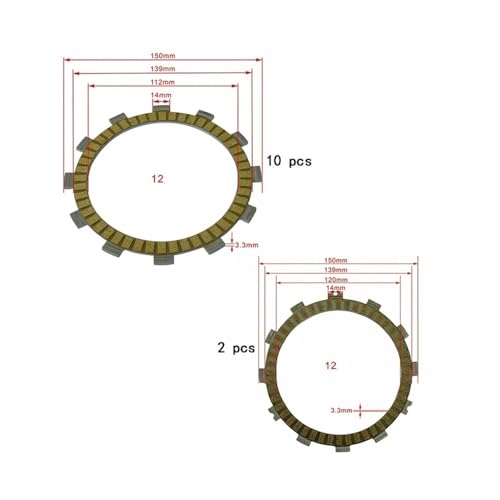Discos de embrague para Ninja ZX1200 que eliminan tirones y ruidos 2