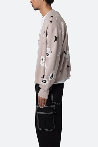 mnml Men's Paisley Cardigan Sweater2