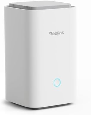 Reolink Home Hub für Überwachungskamera, 4K-Live-Ansicht & -Wiedergabe | Erweiterbarer Lokaler Speicher bis zu 2×1TB, Erweiterte Verschlüsselung, 2.4/5GHz Wi-Fi 6, Keine monatliche