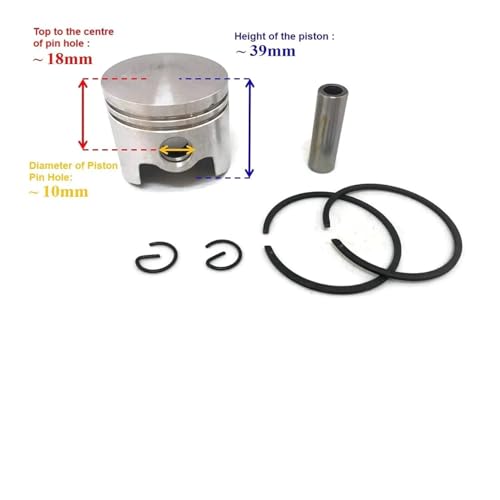 Anillos de pistón de 40 mm que recuperan la compresión de motores TU43 y 1E40F-5 2