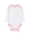 HonestBaby 5-Pack Organic Cotton Long Sleeve Bodysuits, Rose Blossom, 3-6 Months