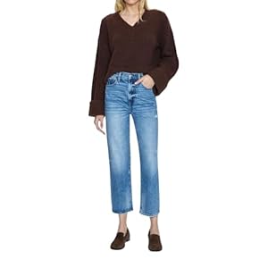 Pistola Denim Women’s Cassie Super High Rise Straight Crop Jeans