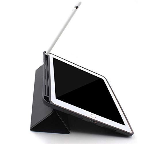 Image of Arbuda flip Cover for Xiaomi Pad 6 (11 inch) Faux Leather Smart flip case Cover Tri Fold Pen Holder with (Auto Sleep /Wake) -Black