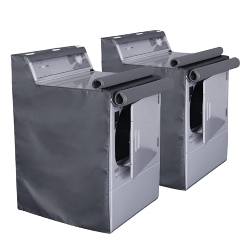 Ericlin 2Pack Washer and Dryer Covers,Top Load Washing Machine Cover Laundry Dryer Protect Cover...