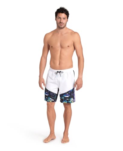 ARENA Fun Planet Capsule Collection Men’s Beach Bermuda Swim Short Soft Comfortable Boxer Pool Beach Vacation Swimsuit3