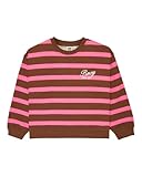 __Coupe :__ coupe Relaxed fit Roxy Little Things - Striped Sweatshirt for Girls 4-16 - Sweat décontracté à Rayures - Fille 4-16 - 12 - Rose