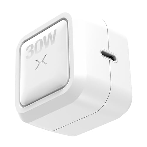 NOCO XGrid X30: 30W USB-C Charger &ndash; Single Port GaN Power Adapter with PD 3.0, QC 4.0+, and PPS &ndash; Fast Charging with Smart Power Distribution &ndash; Foldable Wall Plug, UL Listed