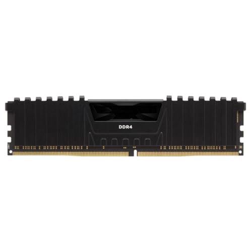 Image of 8GB DDR4 Desktop RAM | 3000MHz High-Speed Memory Module | CL16 | 288-Pin DIMM | Low Profile Heat Spreader | for Desktop PC | Black